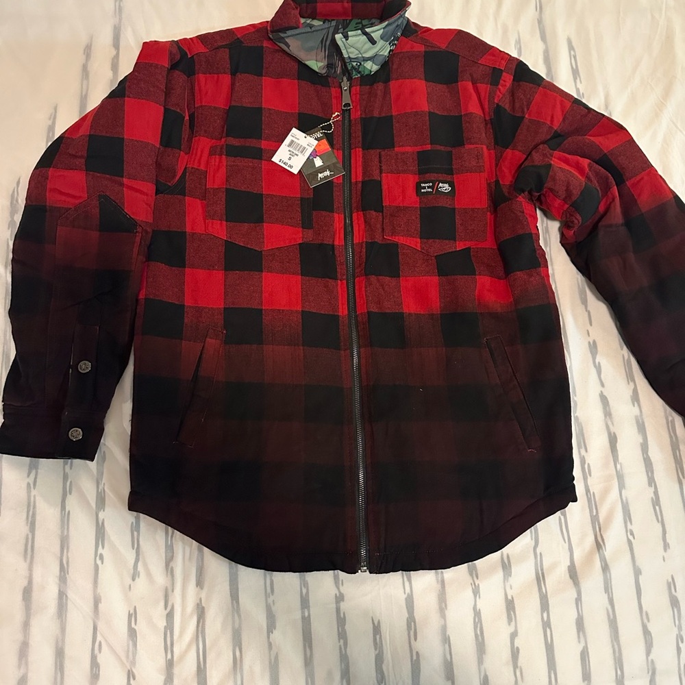 Tango Hotel Men's Red and Black reversible Jacket size small